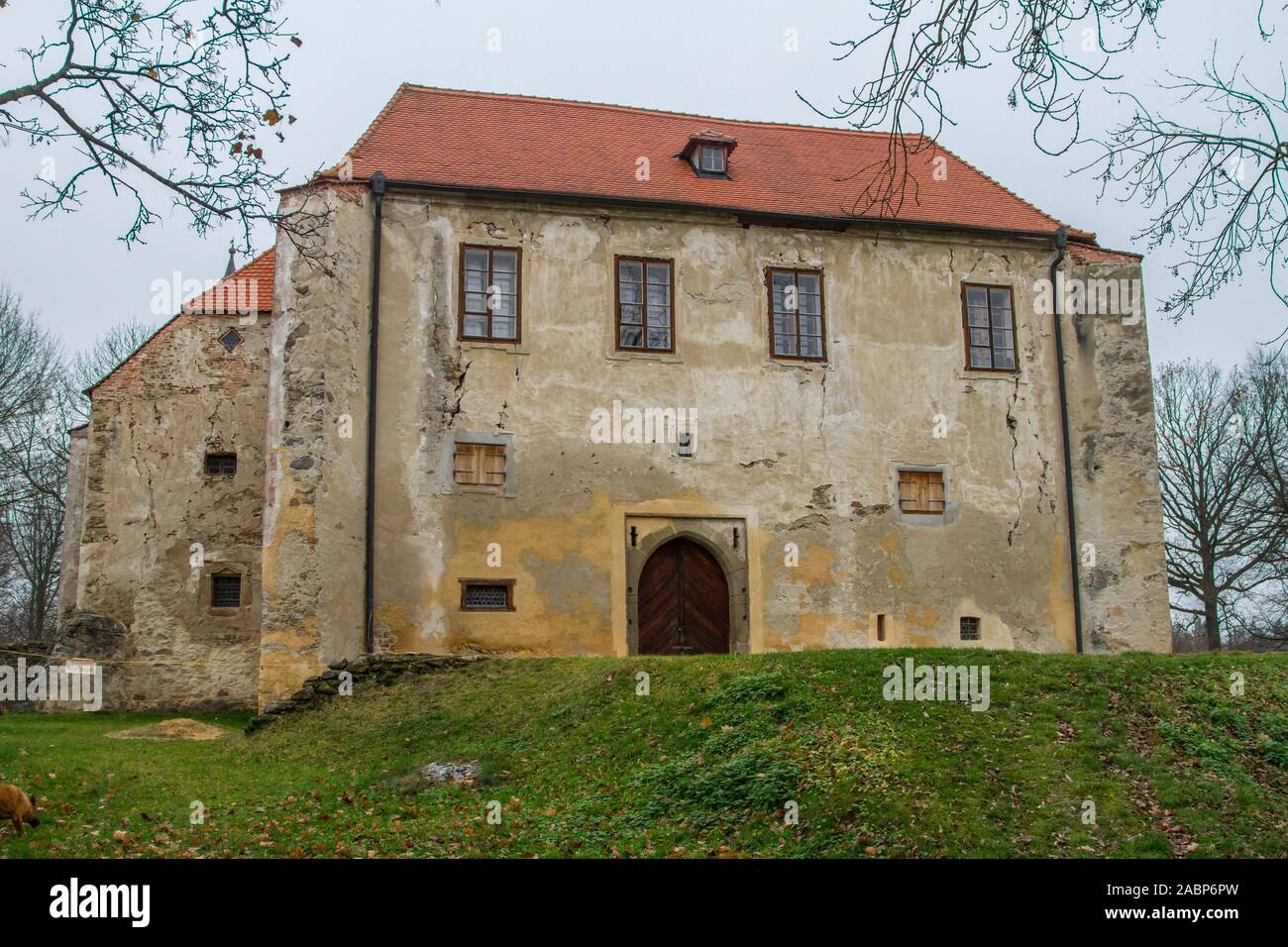 Cuknstejn Zuckenstein Tvrz (château), Tercino udoly, Nove Hrady, République Tchèque Banque D'Images