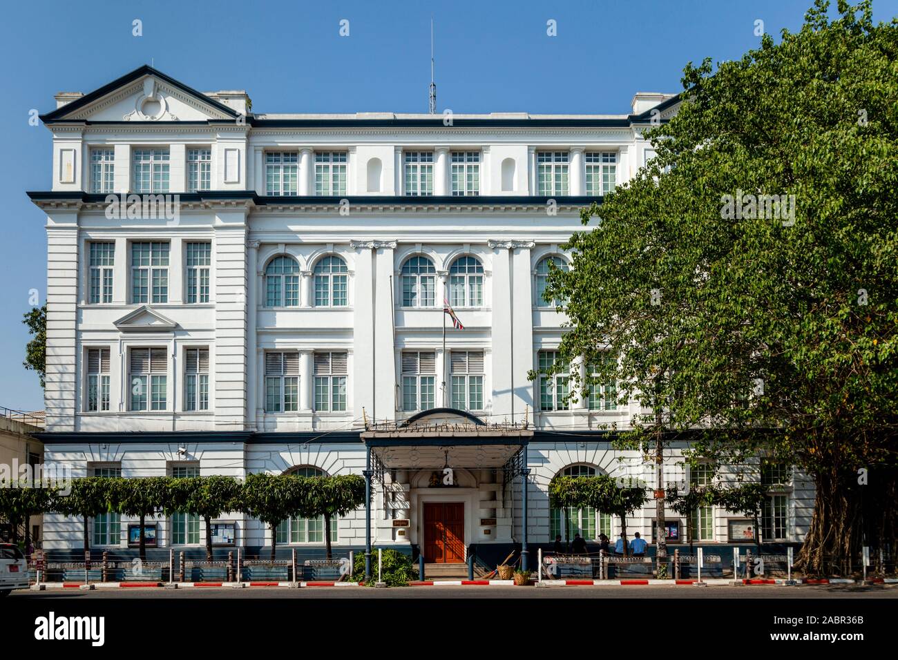 Le bâtiment de l'ambassade britannique, Yangon, Myanmar. Banque D'Images
