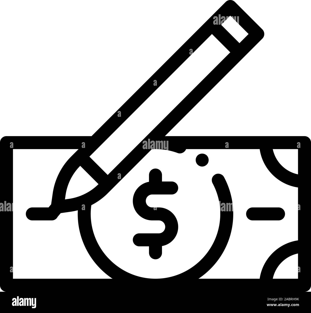 Faux billets de banque Banque d'images noir et blanc - Alamy