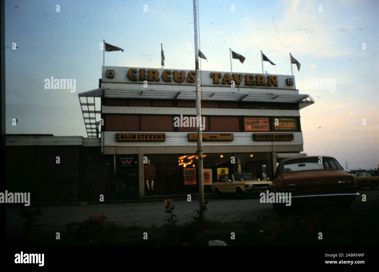 Circus Tavern - Essex, UK circa 1970 Banque D'Images