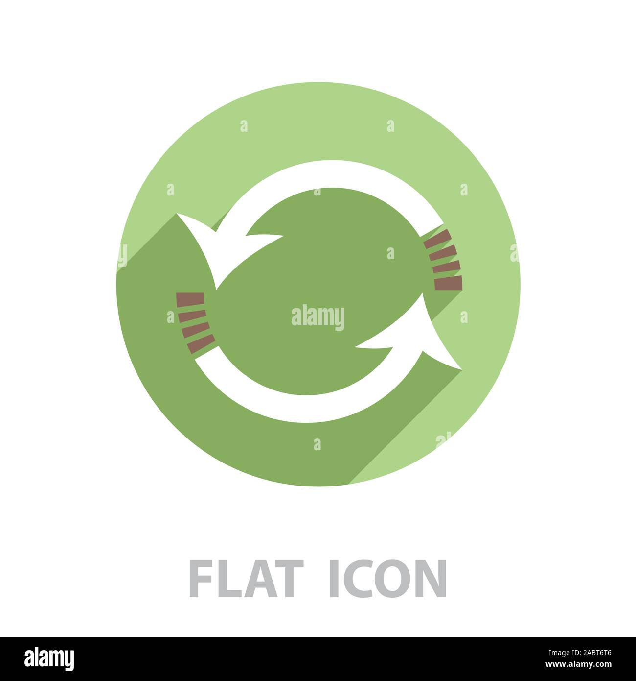 Icône flèches de rotation vector illustration Illustration de Vecteur