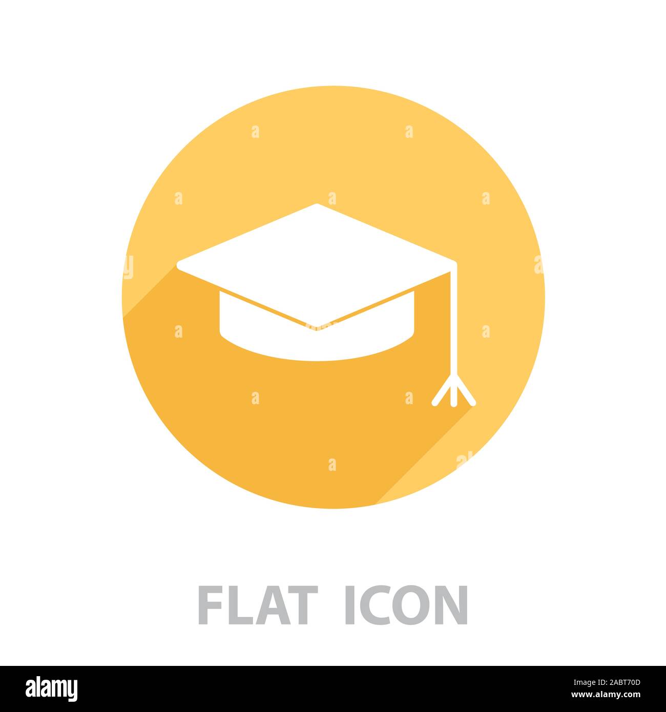 Graduation hat cap icône. vector illustration Illustration de Vecteur