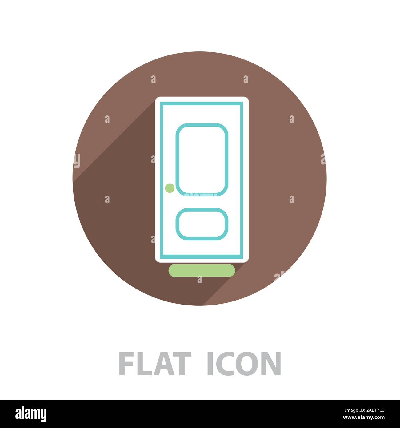 Icône vecteur porte. vector illustration Illustration de Vecteur
