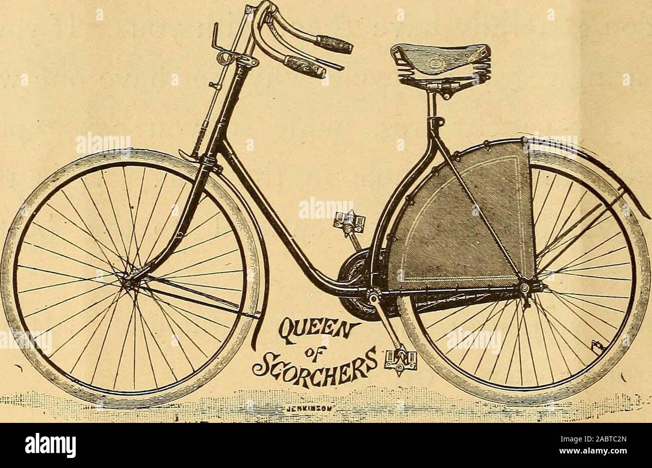 La roue et le v lo trade review 1888 Photo Stock Alamy