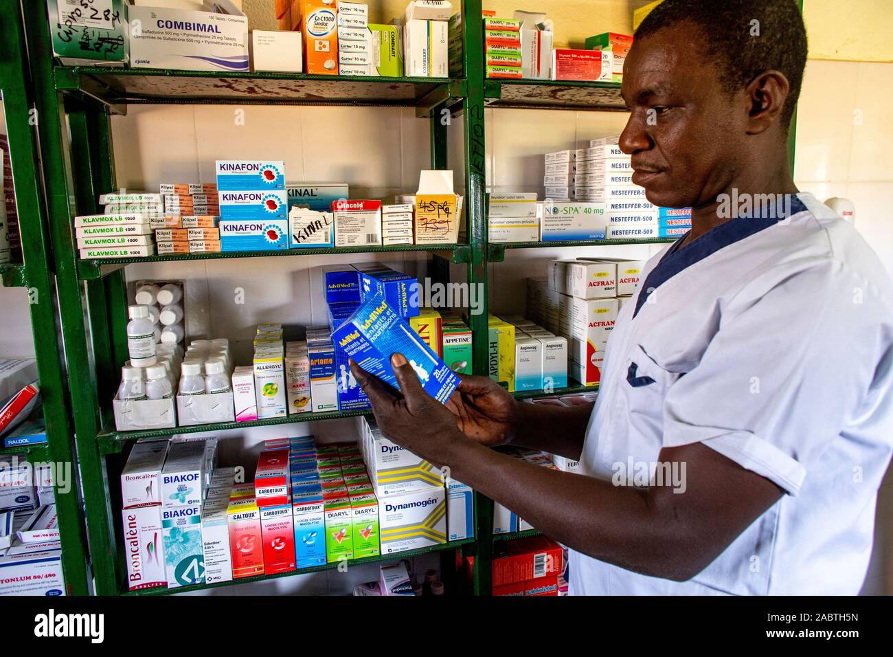 Centre de santé géré par une ONG catholique à Dapaong, Togo. Banque D'Images