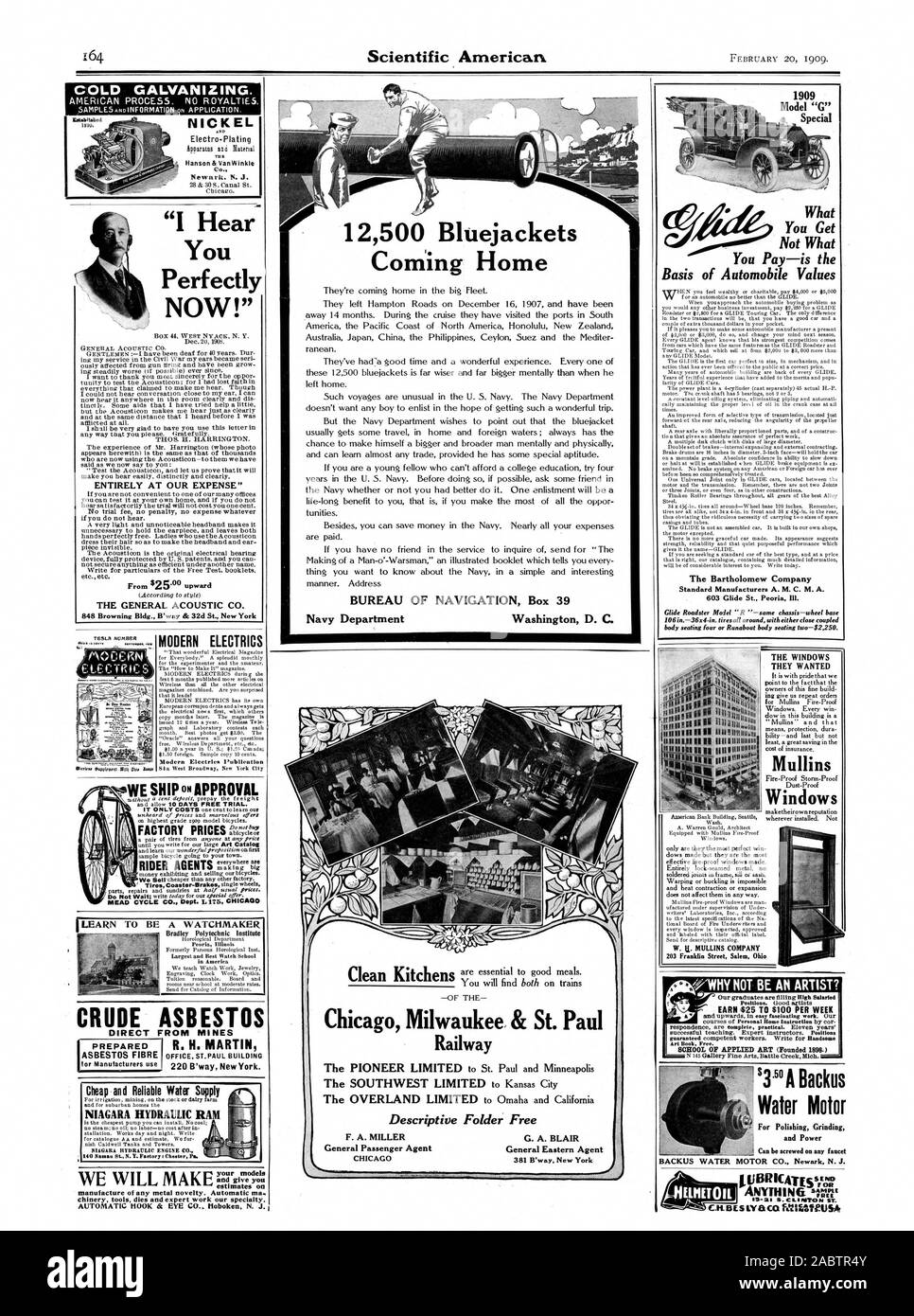 Galvanisation à froid. L'amiante brut vos modèles et vous donner des estimations sur la fabrication de tout métal de la nouveauté. Ma automatique. 00K AUTOMATIQUE & CO de l'ŒIL de Hoboken, N. J. 'APPRENDRE À ÊTRE UN HORLOGER Bradley Polytechnic Institute NICKEL E8 'I 1-lear parfaitement vous maintenant !" ENTIÈREMENT À NOS FRAIS' 848 Browning Bldg. B'way & 32d St. New York Fioa . amik MODERN ELECTRICS PRIX D'USINE 'ZIZIPX : DIRECT À PARTIR DES MINES -bon marché et d'approvisionnement en eau fiable Modèle NIAGARA bélier hydraulique spécial 'G' ce que vous obtenez ce que vous payez-pas est la base de l'entreprise Valeurs de l'Automobile 1100 603 Bartholomew Peoria Illinois 1100 Moule Roadster Banque D'Images