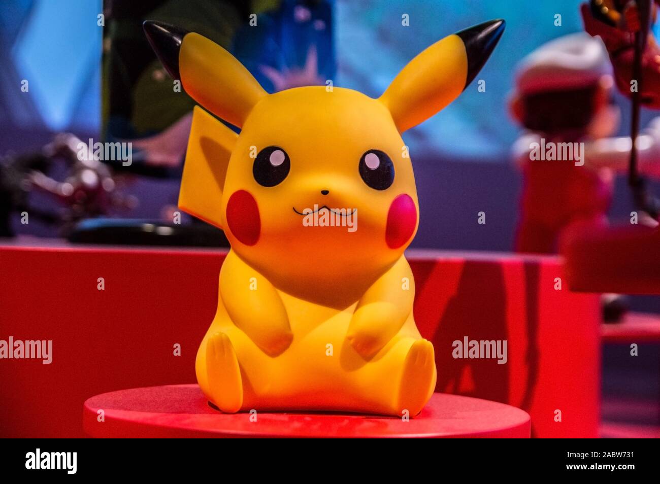 Close Up de Pikachu à la Cool Japan Exposition au Tropenmuseum Amsterdam The Netherlands 2019 Banque D'Images