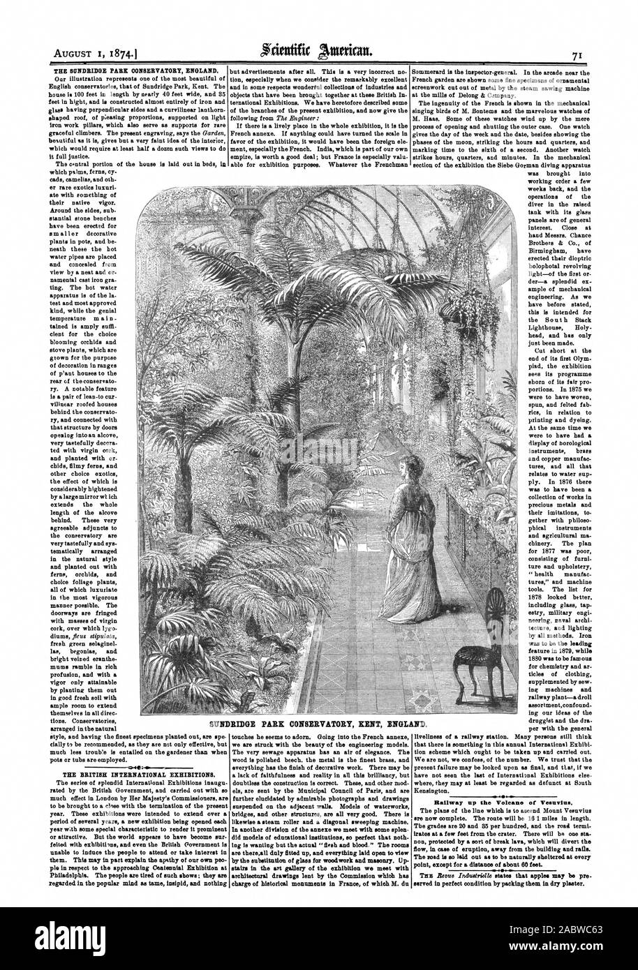 De même, une machine à vapeur et une diagonale des machine. Dans une autre division de l'annexe nous rencontrer certains modèles n'splen d'établissements si parfaite que noth ing est désireux mais la durée réelle de la chair et le sang ' thereall Les chambres sont dûment aménagés et de tout ce qui est soumise à l'avis escaliers dans la galerie d'art de l'exposition nous avons rencontrer des responsables des monuments historiques en France dont M. du, Scientific American, 1874-08-01 Banque D'Images