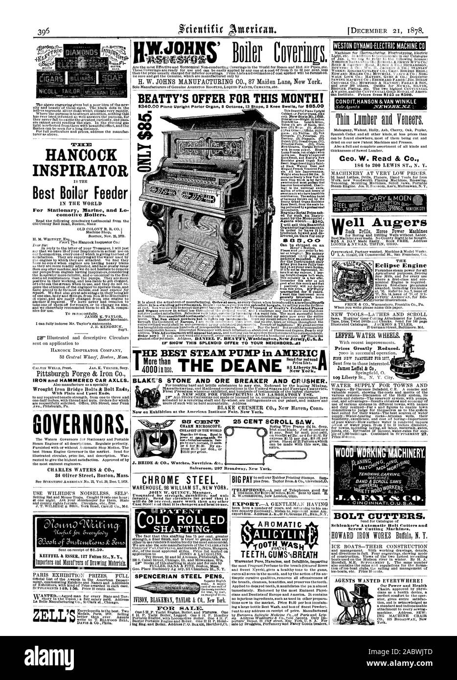 BEATTY OFFRE POUR CE MOIS ! . 0 0 BLAKE'S STONE ET DISJONCTEUR DE MINERAI ET D'UN CONCASSEUR. Concasseur BLAKE CO. New Haven Connecticut 16 00 40 1,1 CM Eta1 %CHARME Tir microscope. 25 CENT a vu défiler. Acier chromé. Les grandes chaînes HANCOCK INSPIRATOR Meilleur Boller CONVOYEUR EN MONDE de tuiles pour l'arrêt et Marine Lo comotive de chaudières. Pont en fer forgé & capsules de boulon du gouverneurs. CHARLES WATERS & CO. 34 Oliver Street Roston 1ass. Exposition de Paris Prix. La SPENCERIAN PLEIN DE STYLOS EN ACIER. Pour la vente. ALI CYLI N DENTS. GUMA3REATH CONDITHANSON &Van Winkle, président-directeur général. W. Read & Co. ell les vis d'Prorse Rock Drills Power Machines L'Eclipse Banque D'Images