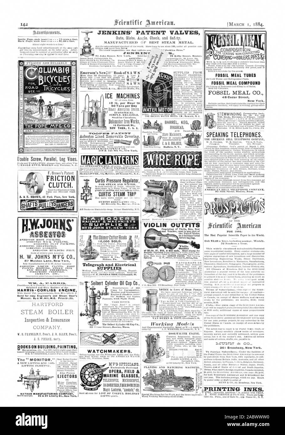 Le pape MFG SUR LE BUILDINGPAINTING C rooks' MONITEUR." NATHAN MANUFACTURINC S ENTREPRISE MACHINES À GLACE UN 50 tonnes par jour EcoNum lanternes magiques Curtis Curtis Régulateur de pression SÉPARATEUR DE VAPEUR HA .ROGERS N919 JOHN ST. NEW YORK 10000 vendus. Telegraph et de fournitures électriques de l'huile de vérin Seibert Cup C la cuvette d'huile cylindre Seibert Co. horlogers. Opticiens. . 7). Lunettes marines fût fourreau tenues violon machine correspondant. HARRIS -embrayage à friction MOTEUR CORLISS. Vis Double étaux jambe parallèle. H. W. JOHNS M'F'G Co. TENUES VIOLON Avis aux utilisateurs de pompes à vapeur. WALTER LIVRE MOTEUR. 48 Cedar Street New York Banque D'Images Le pape MFG SUR LE BUILDINGPAINTING C rooks' MONITEUR." NATHAN MANUFACTURINC S ENTREPRISE MACHINES À GLACE UN 50 tonnes par jour EcoNum lanternes magiques Curtis Curtis Régulateur de pression SÉPARATEUR DE VAPEUR HA .ROGERS N919 JOHN ST. NEW YORK 10000 vendus. Telegraph et de fournitures électriques de l'huile de vérin Seibert Cup C la cuvette d'huile cylindre Seibert Co. horlogers. Opticiens. . 7). Lunettes marines fût fourreau tenues violon machine correspondant. HARRIS -embrayage à friction MOTEUR CORLISS. Vis Double étaux jambe parallèle. H. W. JOHNS M'F'G Co. TENUES VIOLON Avis aux utilisateurs de pompes à vapeur. WALTER LIVRE MOTEUR. 48 Cedar Street New York Banque D'Images