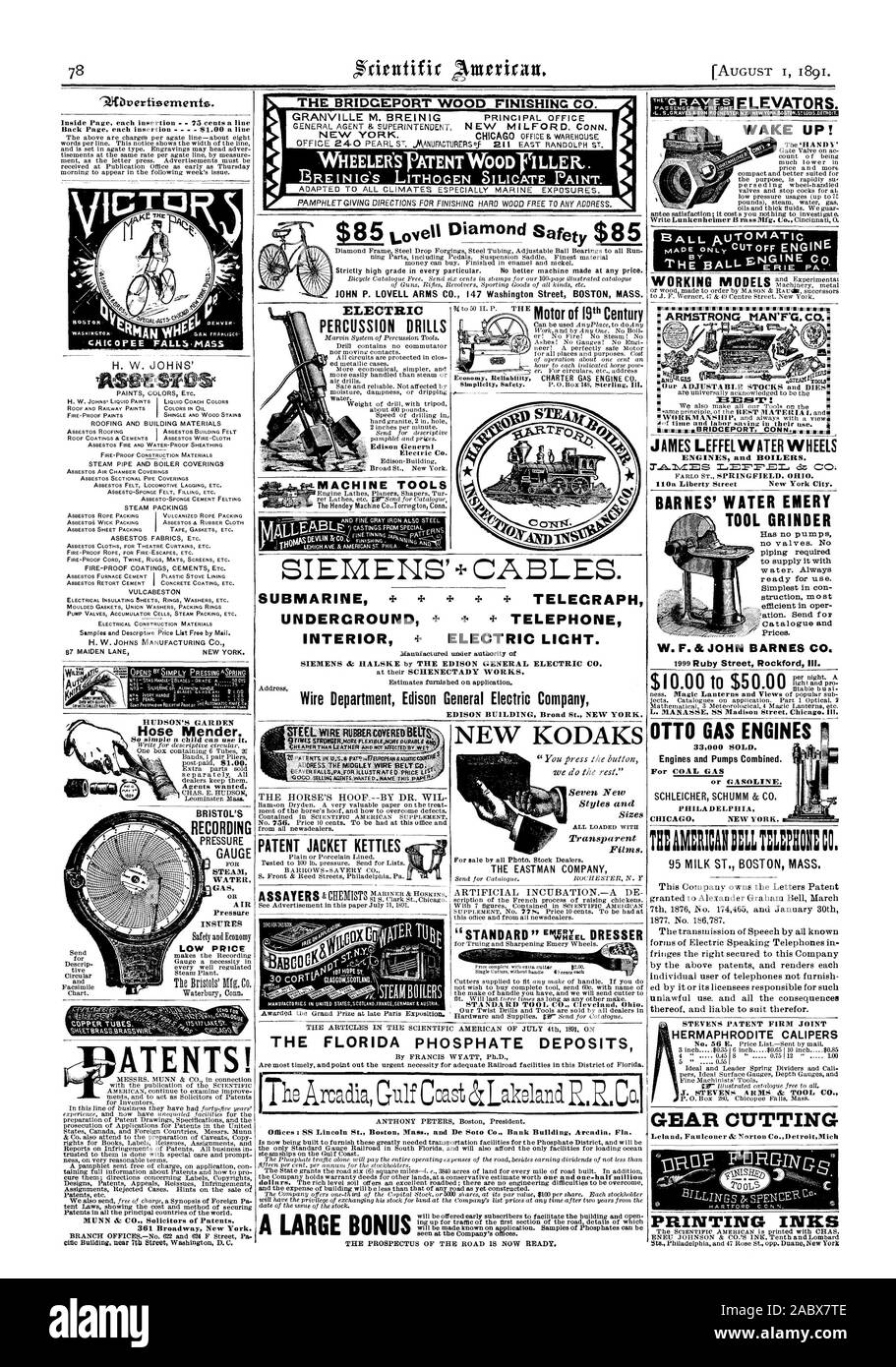 WHEELEVSVATENTWOODTILLER. Bres dans IG. LITHOCEN PEINTURE SILICATE. 9-O à l'intérieur de chaque insertion Page 75 c. une ligne arrière Page chaque insertion $1.00 une ligne H. W. JOHNS' ATENTS ! MUNN & CO. procureurs de brevets brevets BOUILLOIRES MACHINES-OUTILS VESTE ESSAYEURS &CHIMISTES NOUVEAU KODAKS LA COMPAGNIE EASTMAN 'STANDARD', ''Nous allons dresser l'outil STANDARD CO. Cleveland Ohio. Service de Réveil ! Le fichier .PART1' L CUTOFFO TENICGINE M A B Y LA BALLE. C MOTEUR ERIE PA." BRIDC E CON 95 PORT ST LAIT. Masse de Boston. Pignon étriers hermaphrodites Leland COUPE &Faulconer Norton Co. DetroitMich LES ENCRES D'ARROSAGE D'HUDSON Mender. Le bristol Banque D'Images