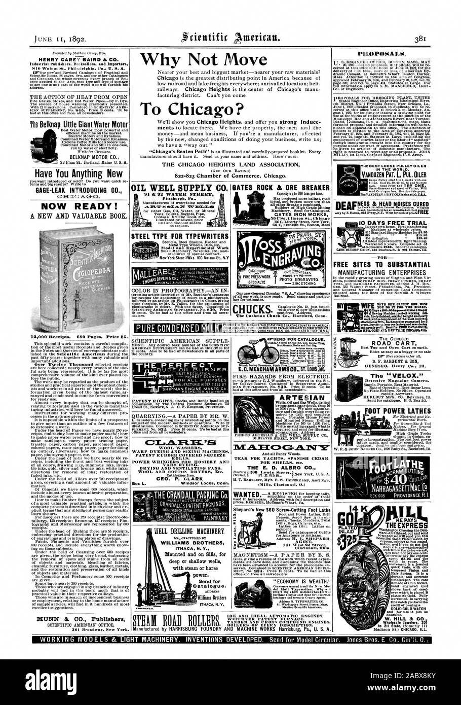 14K IL PROPOSITIONS. Dans le monde entier. KeepsPulley huilée 3 à 4 semaines avec un travail du sol. Coût 25 30 40 50 65 85 cents et le diamètre de l'État et la vitesse de la poulie. S 10 JOURS D'ESSAI GRATUIT -POUR LES SITES GRATUITS D'IMPORTANTES ENTREPRISES MANUFACTURIÈRES L. Railroad. ermkorltle ensemble complet de la dernière Im BaydlreetErom Esetomandoeve yew& notre père. = LA GENESE ROAD PANIER L ' VELOX.' pied des tours d'alimentation NARR ACIANSET MAC. C° REND LE TEST EXPRES W. Hill & C bijoutiers en gros 201 Madison St.) CHICAG MALADE. HENRY CAREY INCRUSTÉ BAIRD & CO. Les éditeurs industriels. Les libraires et les importateurs s'adresse. Maintenant prêt ! Un nouveau et précieux Banque D'Images