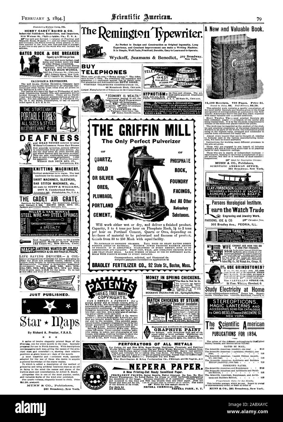 Suremballeuses MULTIPACK POUR MACHINES SHIRT HAR BACH & CO. 809 Filbert St. Phila.Pa. La magie des lanternes A VOULU GADEY LA GRILLE D'AIR. &OFFICE WORKS ISTo24 BRIDGE ST. BROOKLYN N.Y. CALIFORNIE EXCURSIONS. La surdité HENRY CAREY BAIRD & CO. GATES ROCK & ORE TÉLÉPHONES ACHETER DISJONCTEUR DE L'ARGENT AU PRINTEMPS des poulets. Par HATCHRICKENS PUBLICATIONS VAPEUR POUR 1894 MUNN & CO. 361 Broadway New York lance r.le' House Boats. Parsons Horological Institute. Gravure et bijoux. Su ?Utiliser des meules ? 2 ème étage Wilshire Cleveland 0. L'électricité de l'étude à la maison ACCESSORIESSEND CATALOGUE POUR L'expérience et peut apporter une amélioration constante Banque D'Images