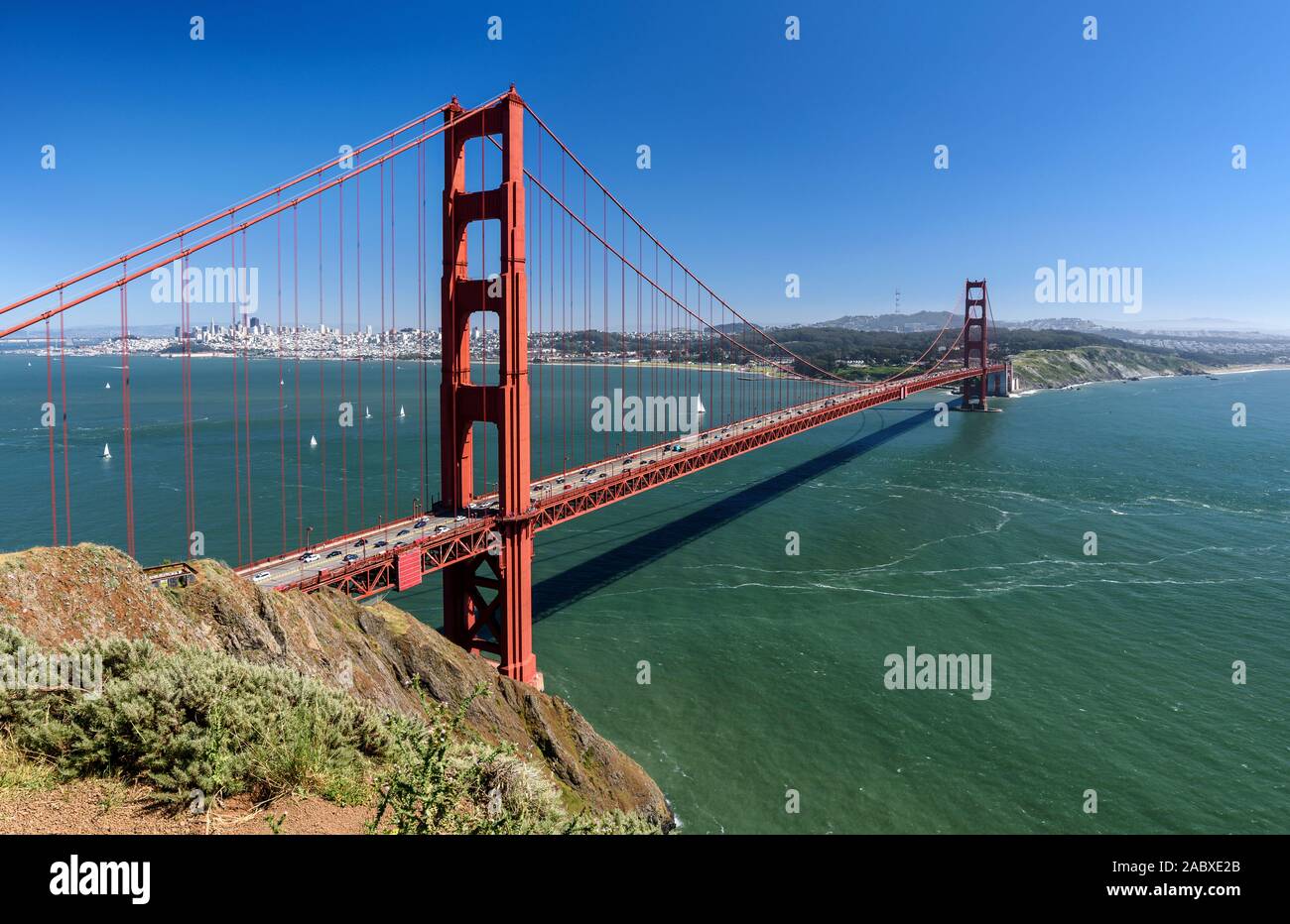 Le Golden Gate Bridge (San Francisco, Californie, USA) Banque D'Images