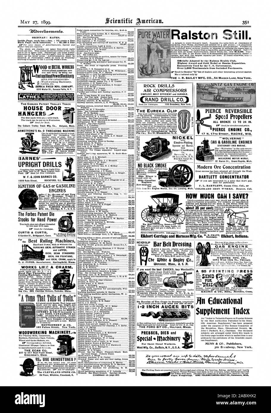 Ralston encore. Adopté officiellement par le Club de Ralston. Plus Grand Prix et médaille d'Omaha Exposition. Largement utilisé par le gouvernement américain. Plus de 1000 témoignages d'acheteurs satisfaits. Maison de l'eau impure MANGÉ PUR CINTRES DE PORTE Le Trolley Track Coburn Mfg Co. Holyoke Massachusetts ARMSTRONG'S n° 0 MACHINES BARNES' EXERCICES DEBOUT W. F. JOHN BARNES & CO. 1999 Ruby Street Rockford malade. résolu par l'utilisation de notre nouveau MFG. CO. Elbridge N. Y U. S. A. Stocks moteurs pour pouvoir Main CURTIS & Curtis Nickel plaqué électro- Hanson et VanWinkle aucune fumée noire ans les moteurs à essence. Si Banque D'Images