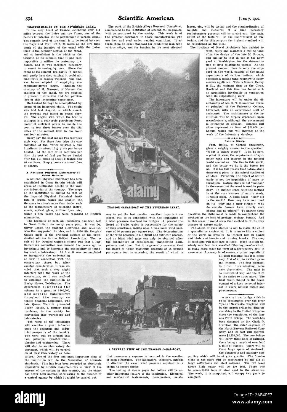 Un National Physical Laboratory de Grande-Bretagne. L'étude de la nature., Scientific American, 1902-06-07 Banque D'Images