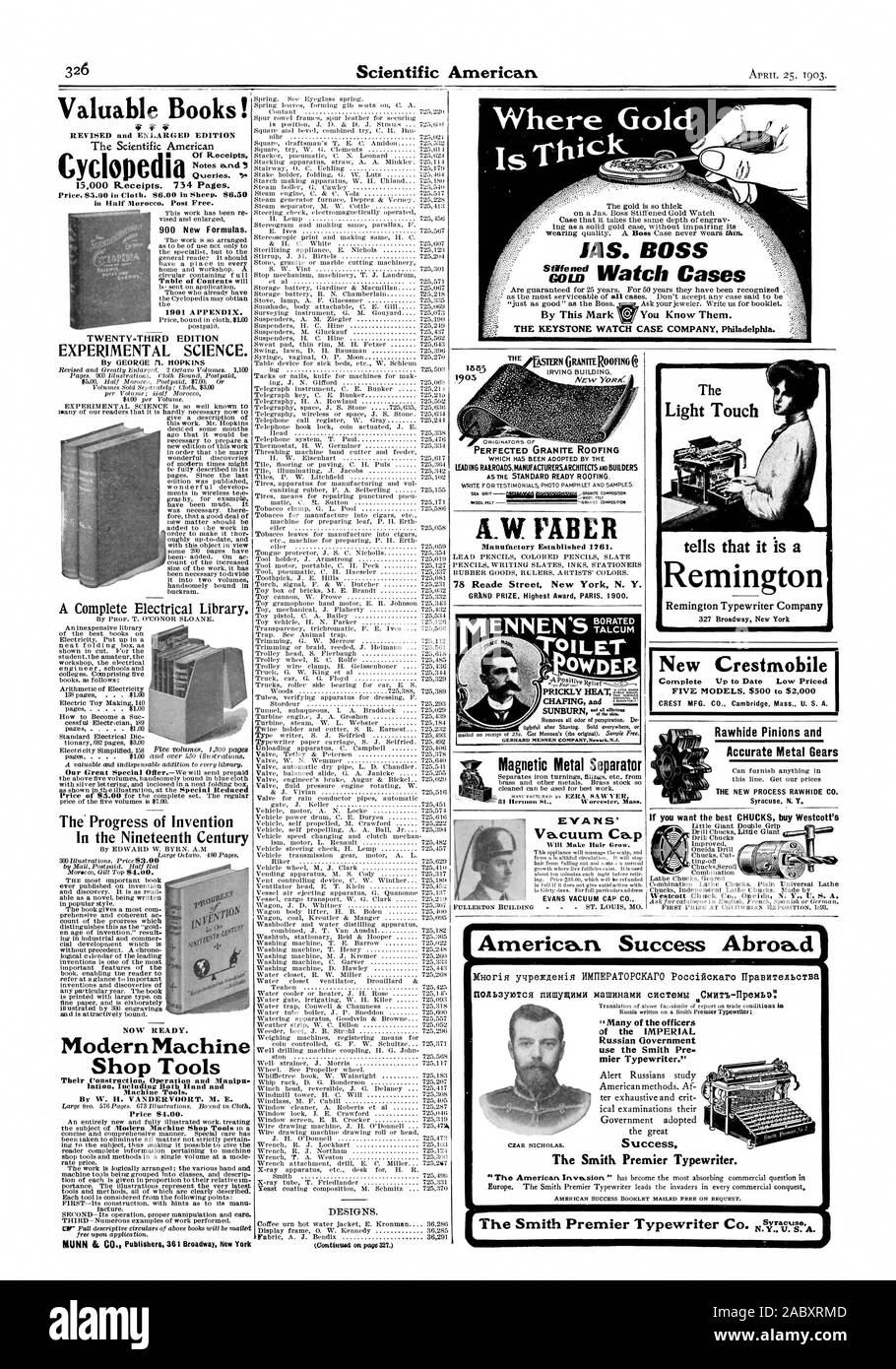 Livres précieux ! Édition révisée et élargie des reçus. Les requêtes. 915000 Les reçus. 734 pages. 55.00 Prix en tissu. 56,00 chez les ovins. 176,50 dans la moitié du Maroc. Publiez GRATUITEMENT. 900 de nouvelles formules. L'annexe 1901. Une bibliothèque électrique complet. 9 Au xixe siècle maintenant prêt. Modern Machine Shop Tools règlement y compris les deux main et machines-outils. Par O. H. VANDERVOORT M. E. Price $4.00. DESIGNS. iGontitiusd sur pap 327.) où l'or d'épaisseur OP4 BIS. Patron sag ; regarder cas nouveau )'O( kW FABER Plus Grand Prix Grand Prix Paris 1900. EVANS 1905 CAP VIDE CO. LA CHALEUR épineuse et irritations 65,743 nomor DE SOLEIL Banque D'Images