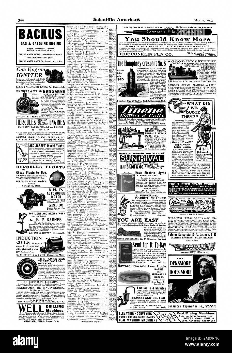 Complet avec antenne k spar 12 $. La meilleure chose sur le marché. Carlisle & Finch Co. 233 E. Clifton Av. Cincinnati 0. sont des flotteurs à utiliser. et ils ne s'affaissent ou le remplissage. Notre livre vous dit à leur sujet. Flotteur HERCULES TRAVAILLE Springfield Mass. Busch 726139 A. Hall . 725701 G . Gaum 725953 vitesse variable engrenage W. S. Austin 725812 machine de soufflage de verre Teeple & Johnson 7262 W. B. McPherson 725864 Extraction de l'or Uslar & Erlwein 725895 Conseil d'impulsion de pression du fluide motors appareils pour J. W. Macfarlane 726175 mécanisme directeur moteur à gaz, L. F. mécanisme directeur speed Burger F. L. Banque D'Images