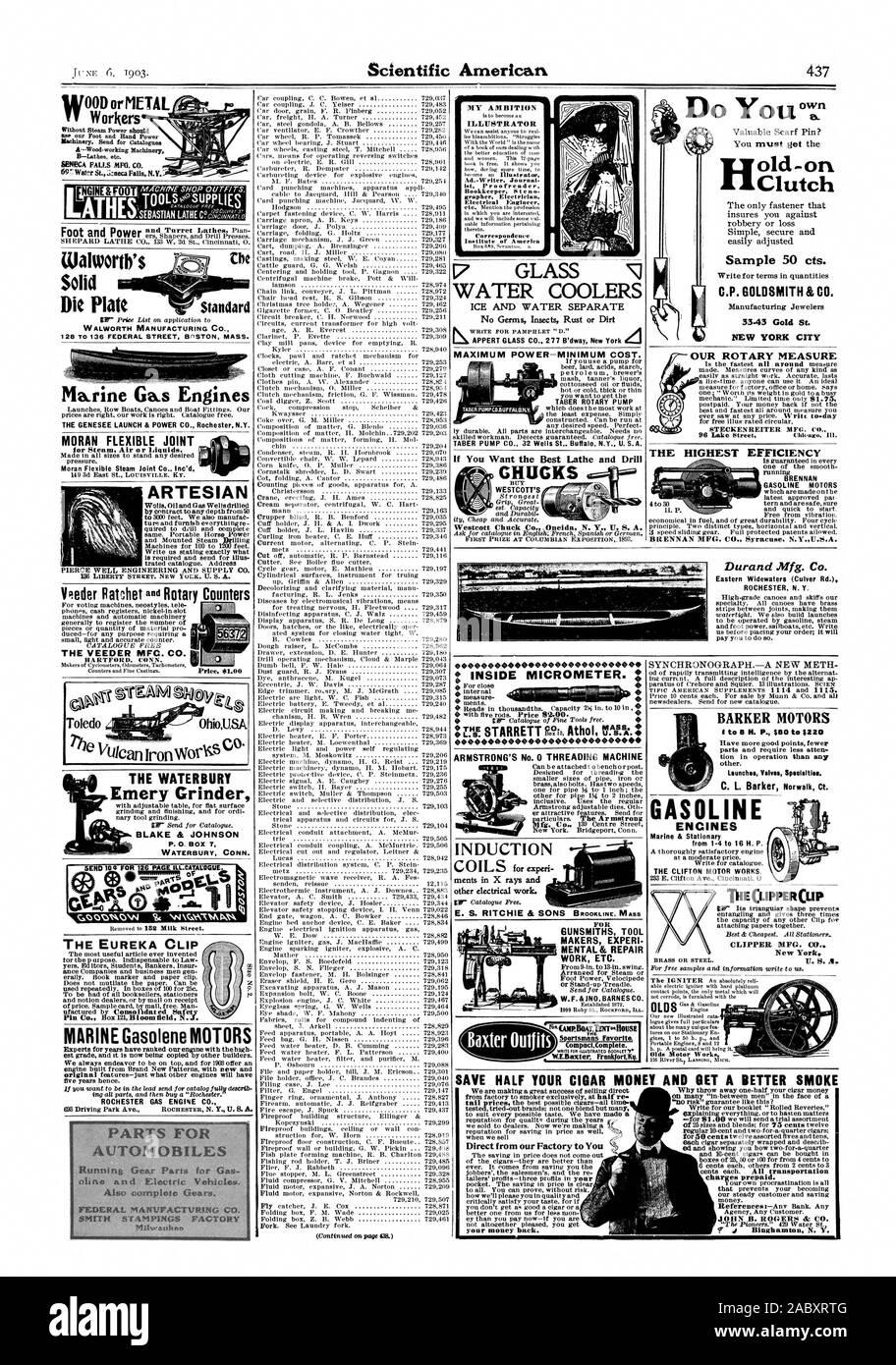 Walworthts WALWORTH MANUFACTURING CO. solide des moteurs à gaz marine L'ARTÉSIEN MFC VEEDER. CO. HARTFORD CONN. 44t la WATERBURY Emery Grinder avec table réglable pour surface plate BLAKE & JOHNSON WATERBURY CONN. L'EUREKA production CLIP R. L. Jenks 729350 compresseur fluide G. C. Mitchell 728955 729210 729507 boîte pliable Z. B. Webb 729461 fourchette. Voir Blanchisserie fourchette. Mon ambition ILLUSTRATOR. Ad-écrivain correcteur ist Journal comptable Sten o grapher Électricien Ingénieur Électrique Correspondenee Institute of America les refroidisseurs d'EAU DE GLACE ET D'EAU SÉPARER APPERT GLASS CO. 277 B'Dmoyen maximal de New York Banque D'Images