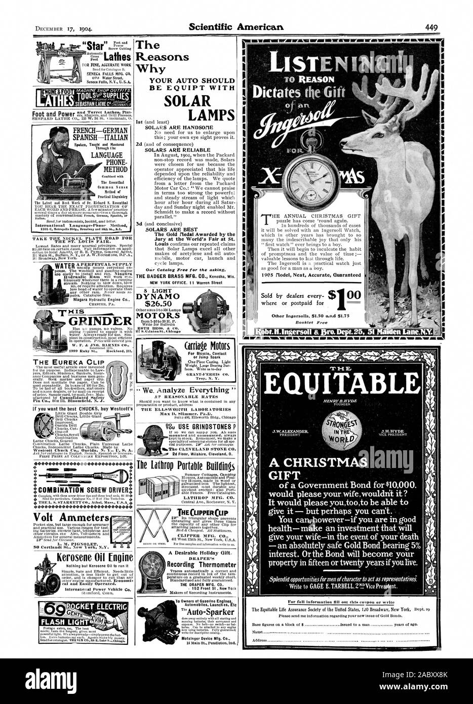 Ath verd. ATTLIES français-allemand-espagnol MÉTHODE DE LANGUE ITALIENNE PRENDRE LA ROUTE POUR LE NICKEL PLATE ST. LOUIS JUSTE. Moteur hydraulique Niagara Co. GRINDER L'EUREKA CLIP si vous voulez le meilleur achat du v mandrins Westcott ampèremètres cal et faciles à Manœuvrer. International Power Vehicle Co. les raisons pour lesquelles VOTRE AUTO DEVRAIT ÊTRE ÉQUIPÉE AVEC SOLARS HANDSOrIE SOLARS SOLAIRES SONT FIABLES SONT SOLARS Le tledal meilleur d'Or décerné par le jury à l'Exposition mondiale à St. Notre Catalogue gratuitement sur demande BUREAU DE NEW YORK. Warren Street DYNAM 26,50 $ MOTORS ROTH BROS. A : CO. 2 ? S. Clinton St. Chicag 'Nous analysons Banque D'Images