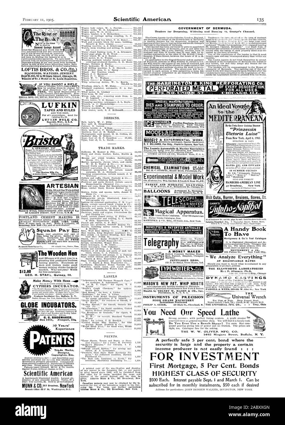 Si vous tirez un fusil-MAHflCTU SPÉCIAL ARTÉSIENS ING. Meurt ET STAMPINGM : ORDRE : LE GLOBE' MACHINE. Estampage & CO.;NOUVEAUTÉS & télégraphie articles brevetés d'une BOUILLOIRE MASON'S NEW PAT. Palans WHIP 1V1anfd. Par VOLNEY W. MASON & Co. Inc. Providence R. I. II. S. A. LES MACHINES DE HAUTE QUALITÉ DES LABORATOIRES D'ELLSWORTH Max . CASTITIGS DYNAMO Doctorat plus mince parties de la Franklin Dynam diamants montres. LUFKIN BIJOUX TÉMOINS ET LVFKIN RÈGLES Règle CO. Pigeonneau payer etp'4 la poule en bois 12,80 $ Faire de l'argent avec poules.4p INCUBATEUR INCUBATEURS MONOGRAMMES GLOBE. O. O. CORDONNIER. Fort 1021 Maux de Freeport Marques Banque D'Images
