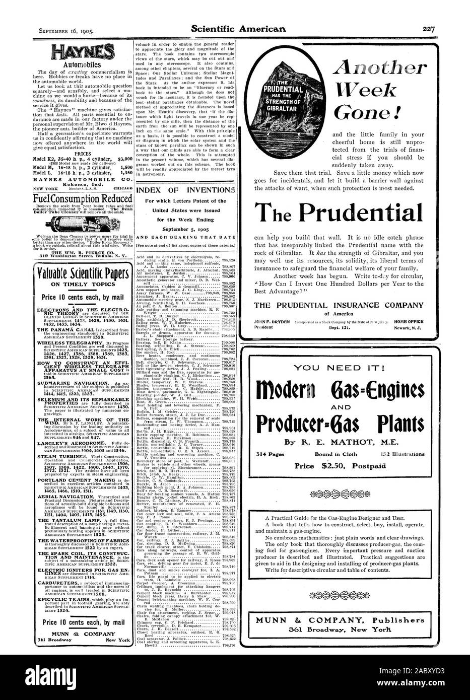 Prix automobiles modèle K2 35-40 Ii. p. 4 3000 $ cylindre Modèle M 16-18 h. p. 2 1500 Modèle L 16-18 h. p. 2 1350 HAYNES AUTOMOBILE CO. Kokom Ind. de la consommation de carburant réduite 319 Washington Street Buffal N. Y. de précieux documents scientifiques : 10 cents chacun par mail 1 électrons ET L'unité 1432 1433 1434. 1426 1427 1386 1388 1389 1383 1381 1327 1328 1329 1431. Comment construire un appareil de télégraphie sans fil effi cace à peu de frais est 1363. Le Sélénium et sa remarquable LE TRAVAIL INTERNE DU 1307. 1308 1422 1400 1447 1370 1465 1466 1510 15. 51 1404 1405 1413 1455. L Banque D'Images