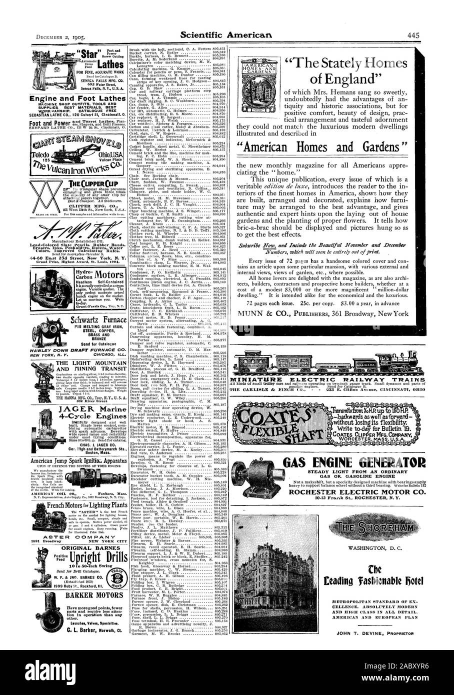 Le moteur et le pied Tours Mo.CHINE TENUES BOUTIQUE OUTILS ET FOURNITURES, meilleurs matériaux. WpRItANSHIP le mieux. Catalogue gratuit SEBASTIAN LATHE CO. 120 St ponceau Cincinnati. 0. Tondeuse et pied MFG. Lead-Colored CO. Crayons Ardoise Bandes caoutchouc Encres Gommes porte-stylets gouvernants Grand Prix de l'eau plus grand prix Saint-louis 1904. Hydro une séquence autonome sans tête Schwartz four de fusion de l'ACIER FER GRIS CUIVRE Laiton et Bronze LA LUMIÈRE ET DE LA MONTAGNE 882 Rue de la rivière TRANSIT flINING JAGER 4 moteurs marins à cycle CHAS. J. JAGER CO. Cor. Haut et Batterymarch Sts. Le Massachusetts Boston COMPANY ASTER 1591 Broadway New Banque D'Images