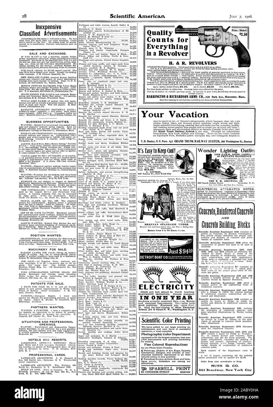 Annonces bon marché la vente et l'échange. Occasions d'affaires. Poste recherché. Machines pour la vente. Les brevets pour la vente. Partenaires recherchés. 8SITUATIONS PROFESSIONNELLES ET DES OUVERTURES. Hôtels et Resorts. port R. I. cartes professionnelles. 54764 54284 54596 H. & R. REVOLVERS La qualité compte pour tout dans un revolver de votre maison, l'eau à grande vitesse DU MOTEUR STANDARD MOTEUR BRENNAN barque avec un moteur mais un grand bateau moderne. Nous sommes la plus grande manufact écrire à-jour pour catalogue. Seulement $ 94N et le plus ancien de l'électricité meilleure école dans l'enseignement du monde en une année étudiants effectivement construire Banque D'Images