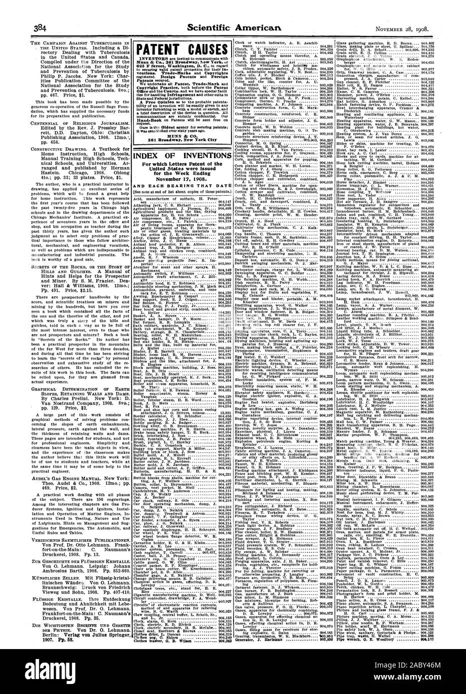 La CAMPAGNE CONTRE LA TUBERCULOSE DANS LES SECRETS DE LA ROCHE OU L'HISTOIRE DE LA DÉTERMINATION GRAPHIQUE DES PISTES DE TERRE DES MURS ET DES BARRAGES. VERZEICHNIS SAEMTLICHEB PUBLIKATIONEN. ZUR GESCHICHTE DEB FLUSSIGEN KRISTALLE. WICHTIOSTEN BEGRIFFE UND DIE GESETZE Berlin : Springer Verlag Julius0 CAUSES BREVETS inventeurs sont invités à communiquer avec 625 F Street Washington D. C. en ce qui concerne tions. Marques de commerce et droits d'auteur enregistrés. Les brevets étrangers et Paients conception sécurisée. Nous nous engageons tous les brevets et marques de pratique aussi bien à l'auteur devant le Bureau des brevets et les tribunaux. Et nous avons Banque D'Images