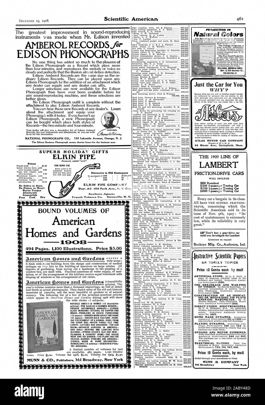 L'entreprise Edison Phonograph signifie moins d'heures pour l'homme d'affaires de superbes cadeaux DE VACANCES ELNIN Anciennement appelé "UN TUYAU-C' prix sans aucune tige de salive dans la bouche de Poison Langue brûlée absolument impossible d' endroit sec tvit volumes reliés des foyers américains et Jardins 19013 494 pages. 1.100 Illustrations. Prix $5.00 américain NOTABLE Prestige (12 articles) descriptif-LA ROSE COMME UNE AUTOMOBILE PRIVÉE PLUS ROUGES D'ÉTÉ LES GARAGES - Fenêtres en verre au plomb-gravure sur cuivre et laiton-problèmes dans maison (12 articles) Lampe à l'intérieur de la FERME DE LA CULTURE D'UNE FEMME EXPÉRIENCE ING-TAPIS PROVENANT DE LA FERRAILLE SAC-PARCS DE L'EAU Banque D'Images