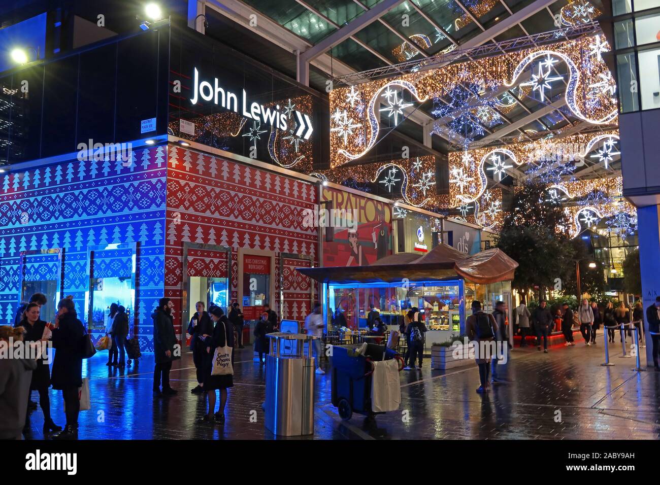 John Lewis, Westfield Stratford City, Olympic Park, Montfichet Rd, Londres, Angleterre, Royaume-Uni, E 20 1 Ej Banque D'Images