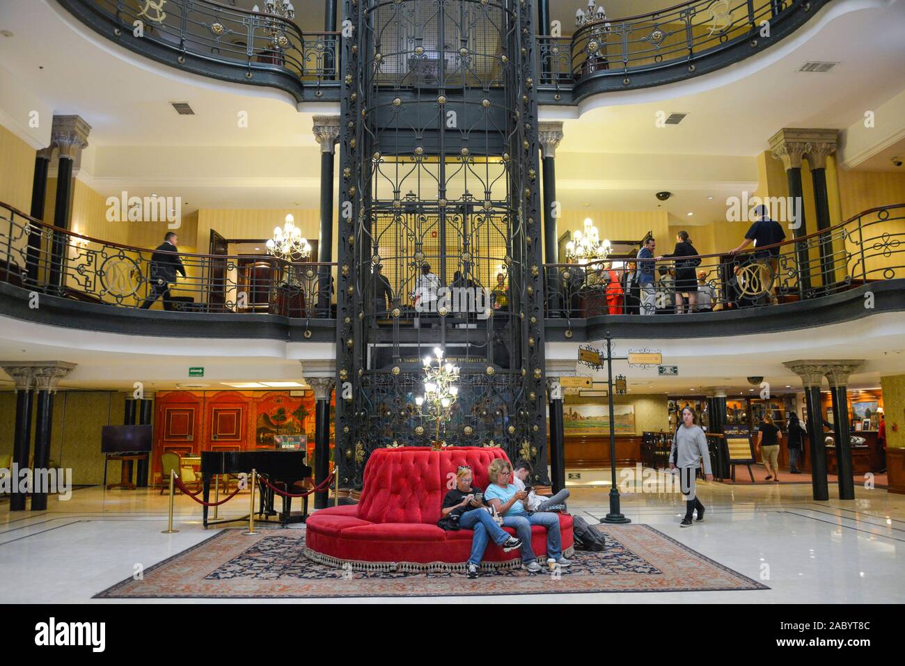 Gran Hotel Ciudad de Mexico, Mexico City, Mexique Banque D'Images
