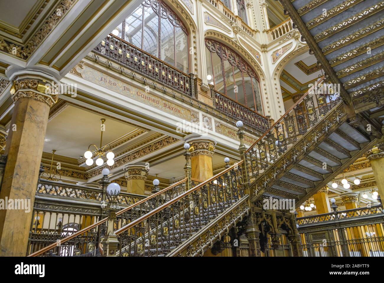Palacio de Correos de Mexico, Mexico City, Mexique Banque D'Images