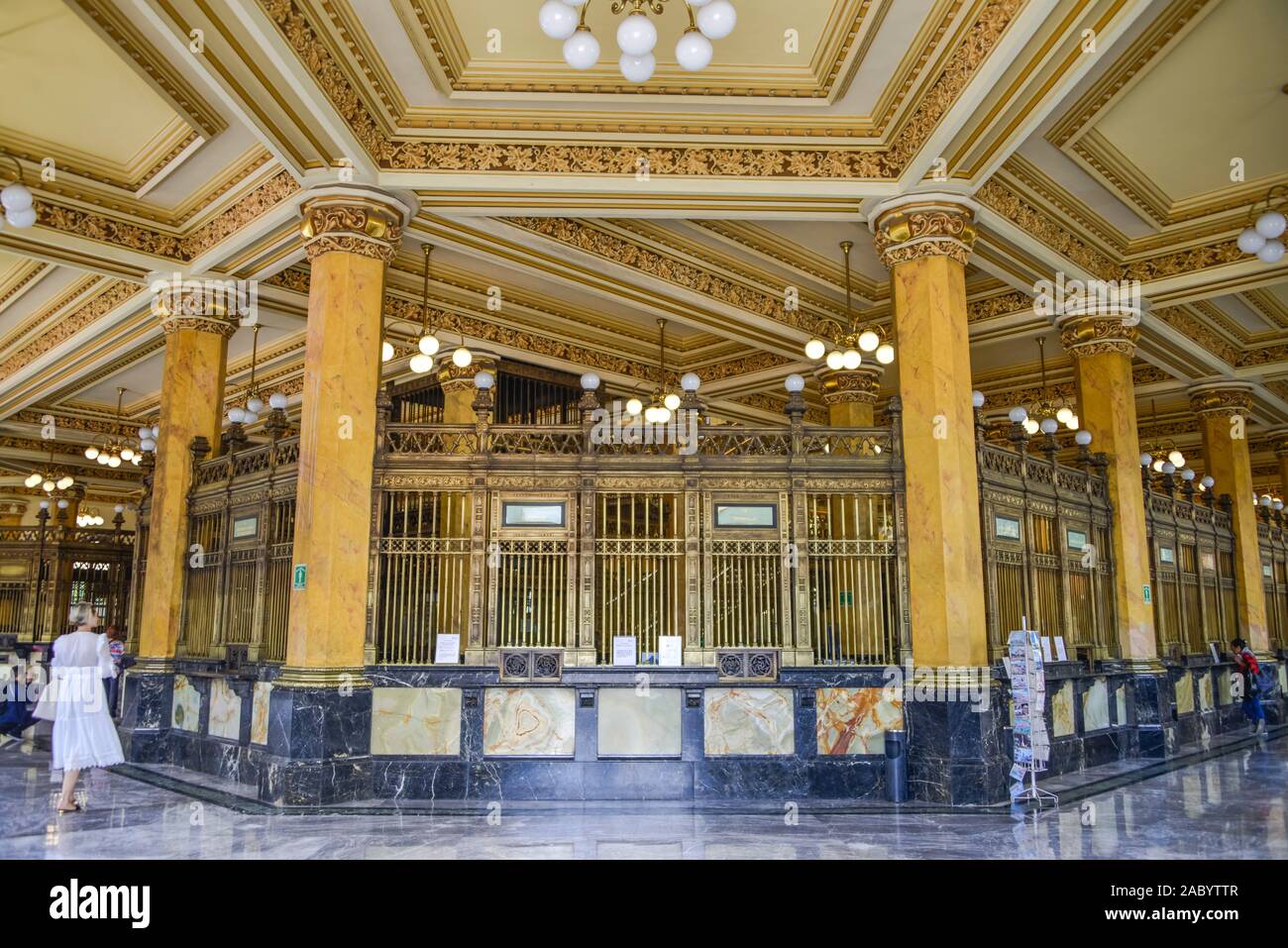 Palacio de Correos de Mexico, Mexico City, Mexique Banque D'Images