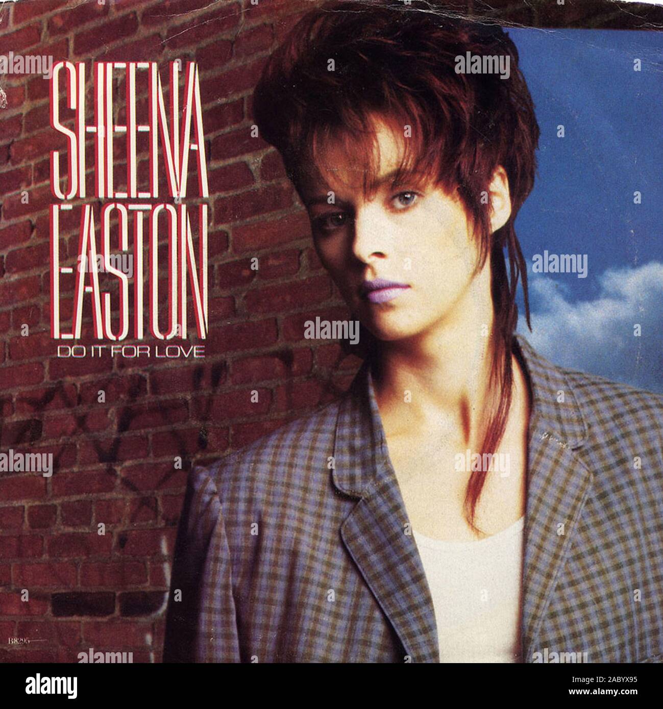 Sheena Easton - Faites-le pour l'amour - couverture de l'album vinyle vintage Banque D'Images