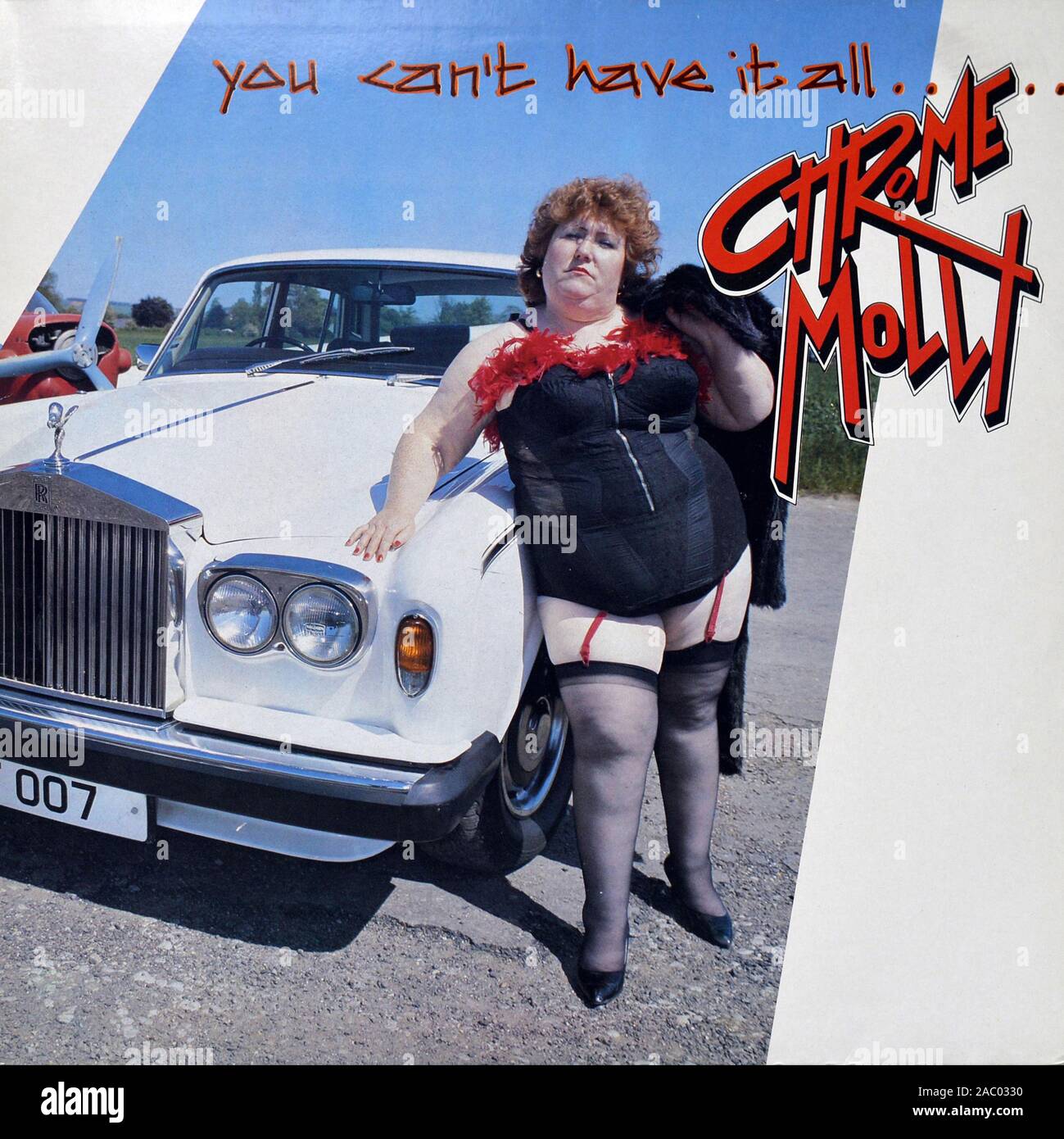 Chrome Molly Vous ne pouvez tout avoir - couverture de l'album vinyle vintage Banque D'Images