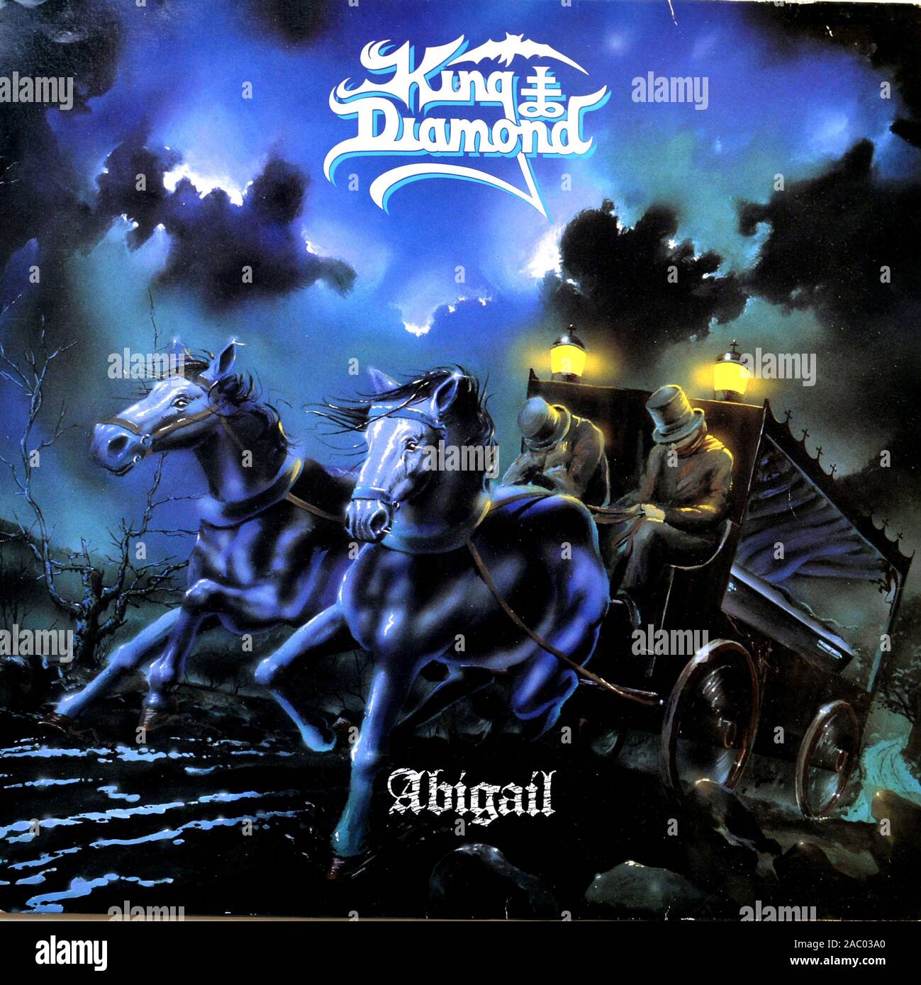 KING DIAMOND Abigail - couverture de l'album vinyle vintage Banque D'Images