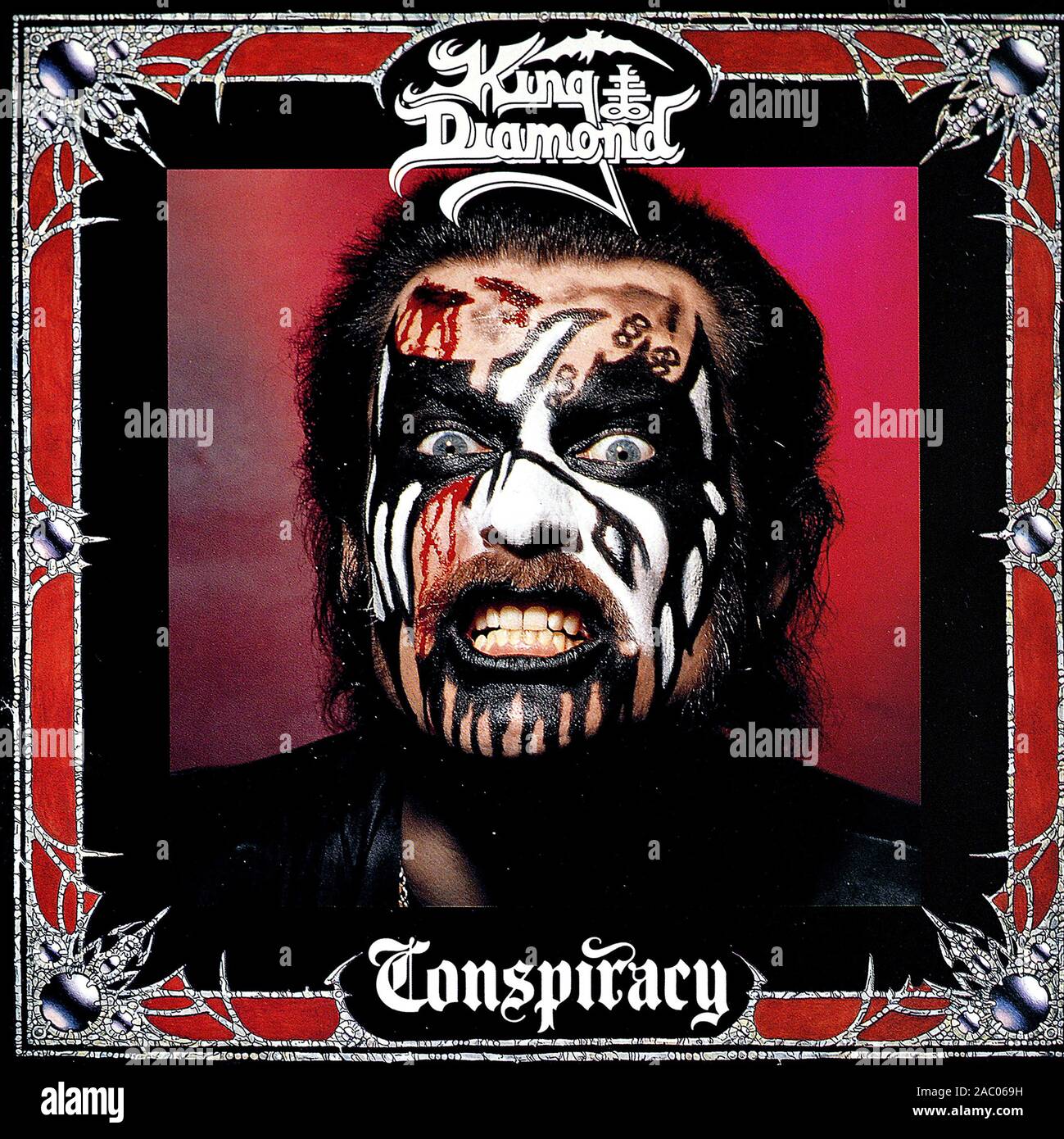 KING DIAMOND Conspiracy - couverture de l'album vinyle vintage Banque D'Images