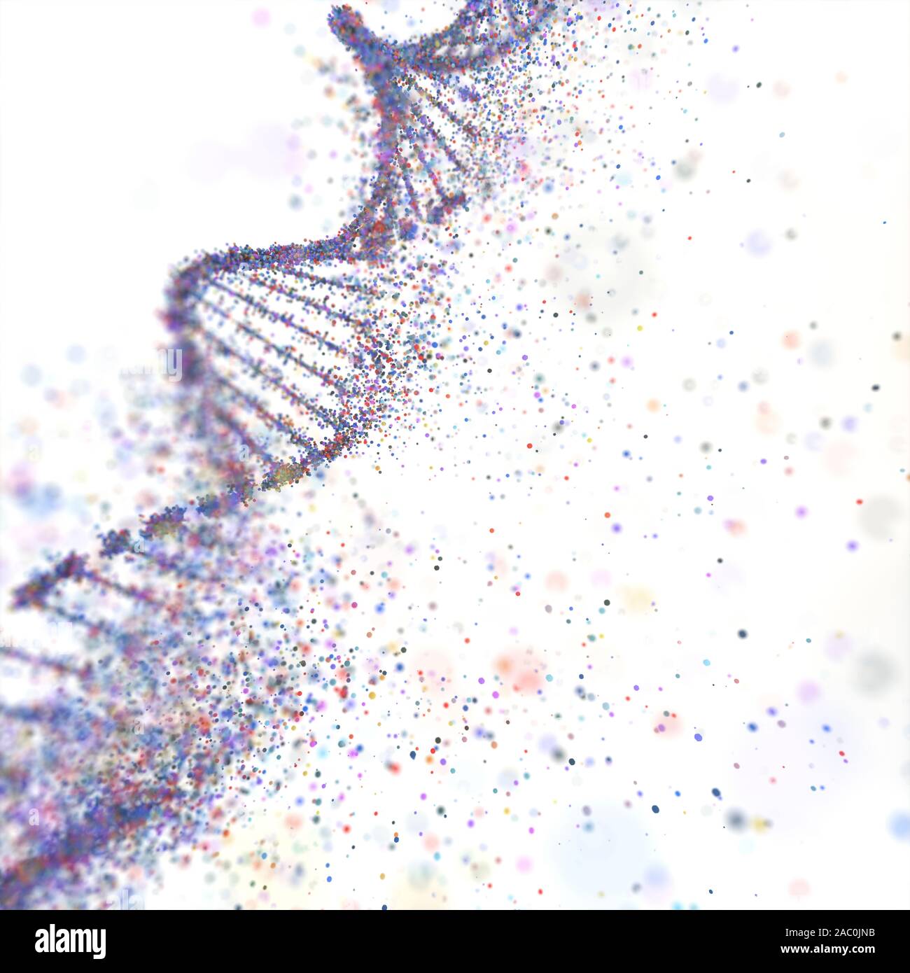Anomalie génétique, l'illustration conceptuelle Banque D'Images