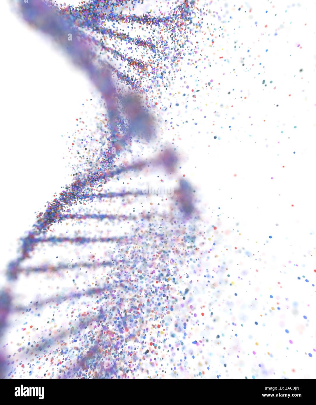 Anomalie génétique, l'illustration conceptuelle Banque D'Images