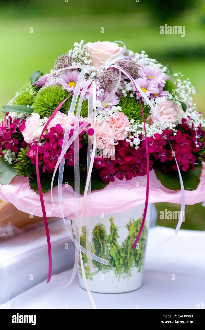 fleurs de mariée, beau bouquet de mariage Banque D'Images