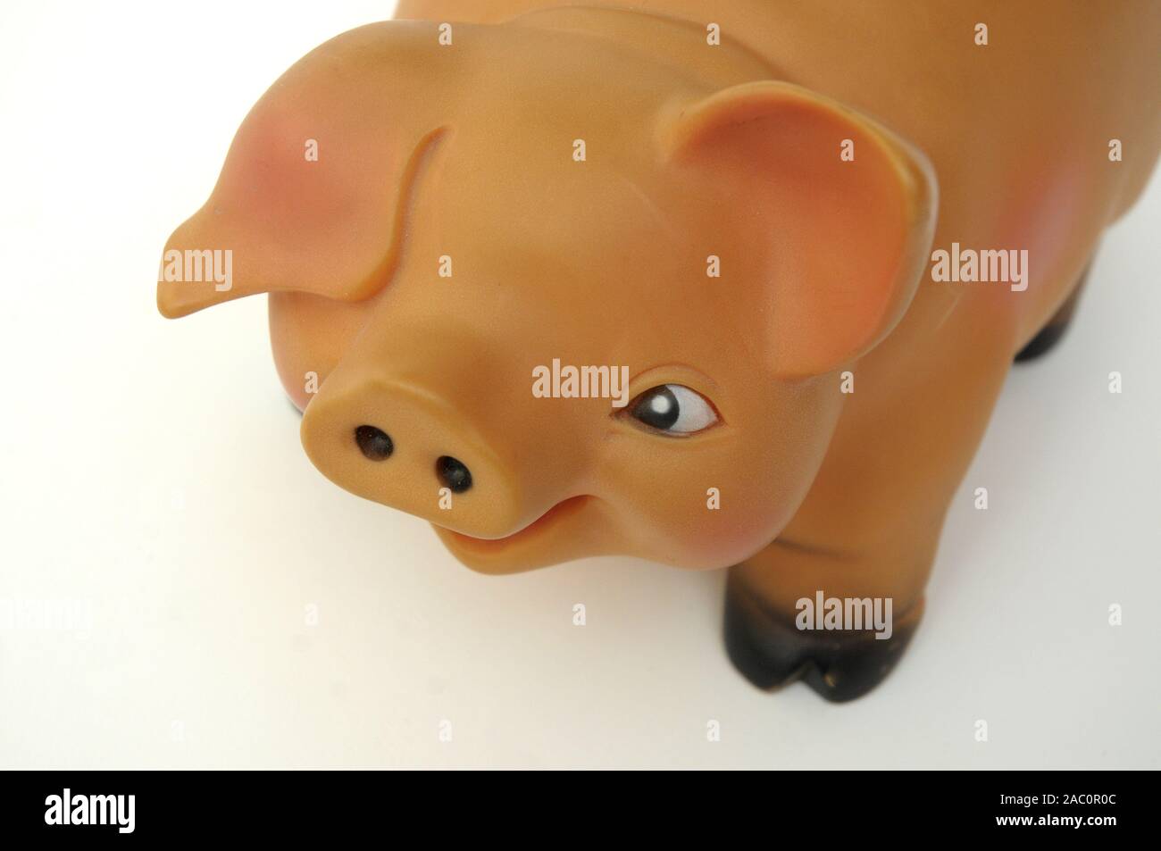 Tirelire cochon, jouet d'épargne Banque D'Images