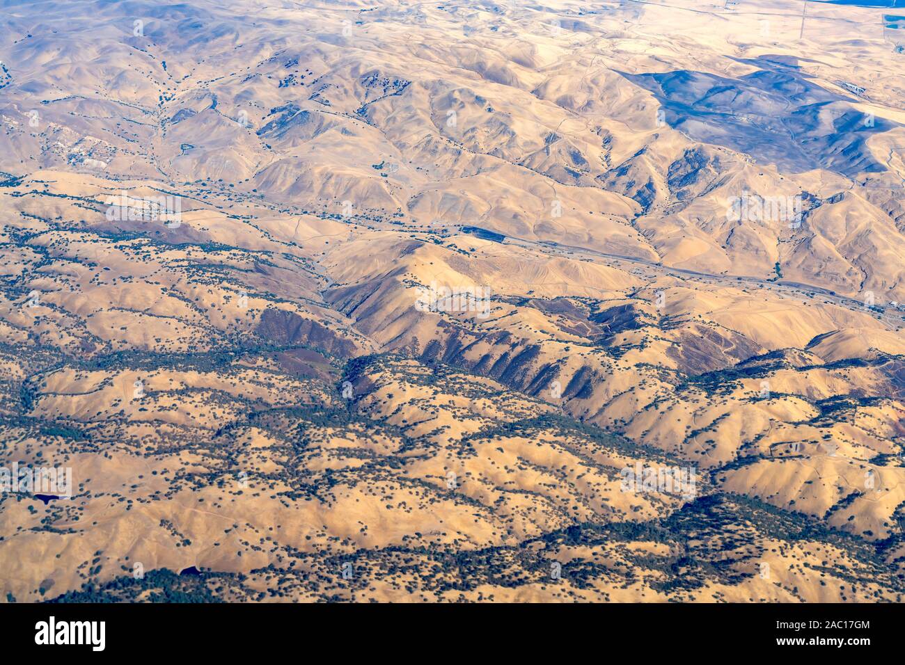 Vue aérienne du comté d'Alameda en Californie Banque D'Images