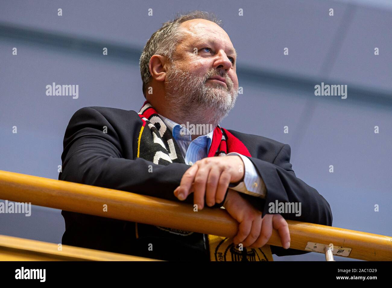 Yamaga, au Japon. 30Th Nov, 2019. Le Handball, les femmes : Coupe du Monde 2019, premier tour, Groupe B, Journée 1, ALLEMAGNE - Brésil. DHB Président Andreas Michelmann. Crédit : Marco Wolf/dpa/Alamy Live News Banque D'Images