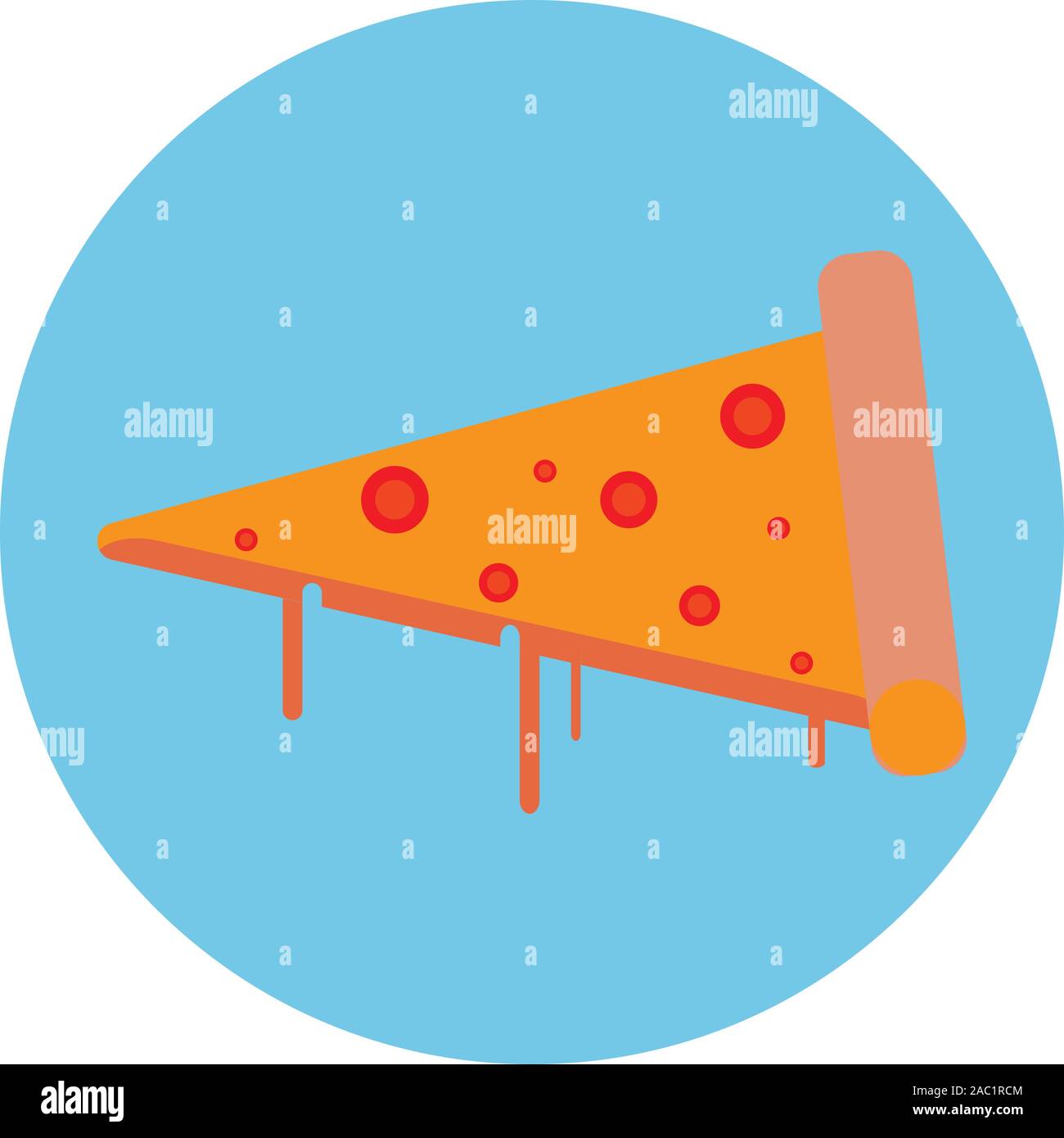 Illustration de la crème glacée d'un signe Illustration de Vecteur