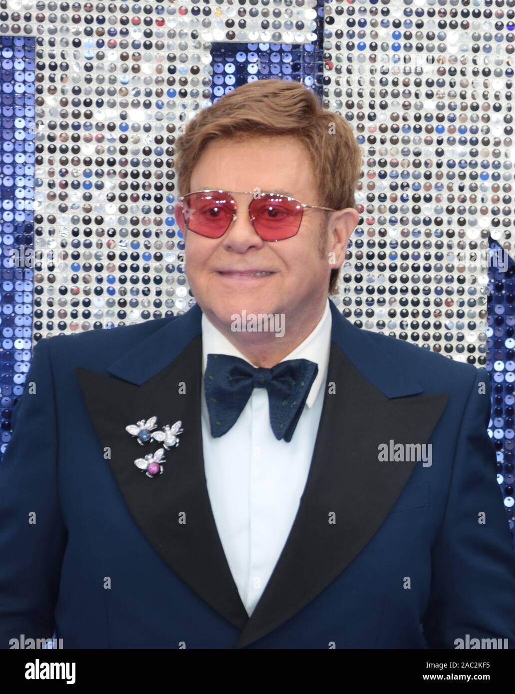 LONDRES - 20 MAI 2019 : Sir Elton John assiste à la première du film Rocketman Banque D'Images