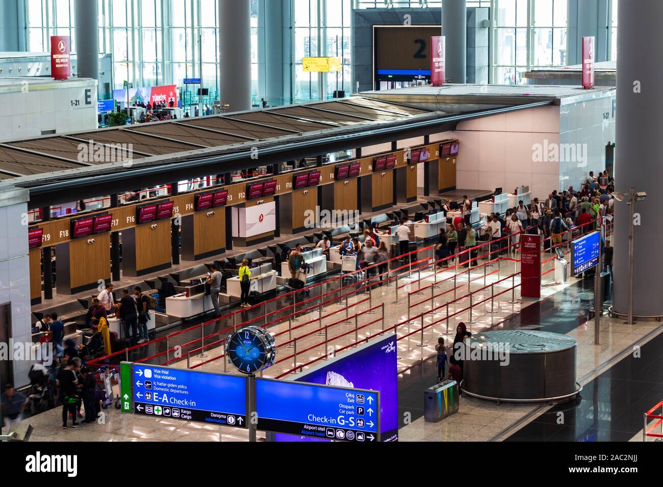 7 septembre 2019 ; nouvel Aéroport International, Istanbul, Turquie. Banque D'Images