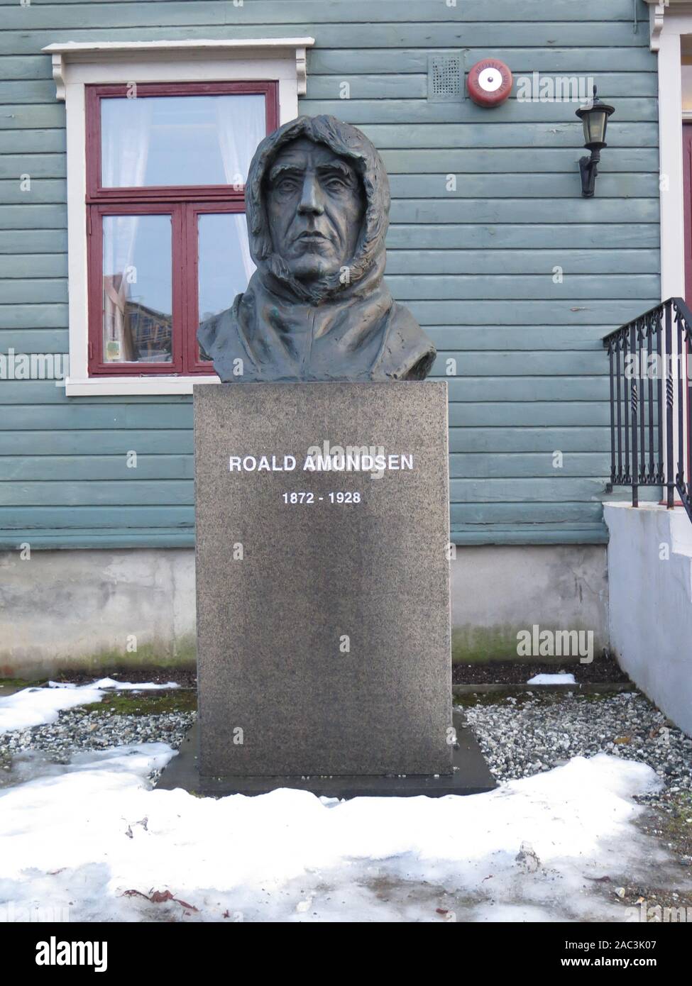 Roald Amundsen, Tromso, Norvège Banque D'Images