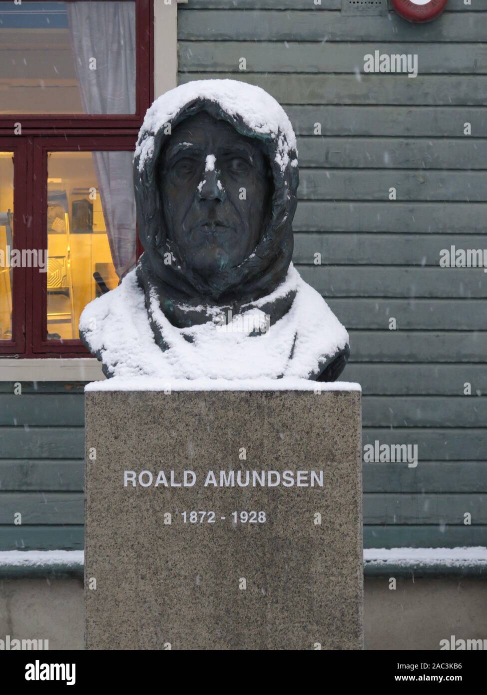 Roald Amundsen, Tromso, Norvège Banque D'Images