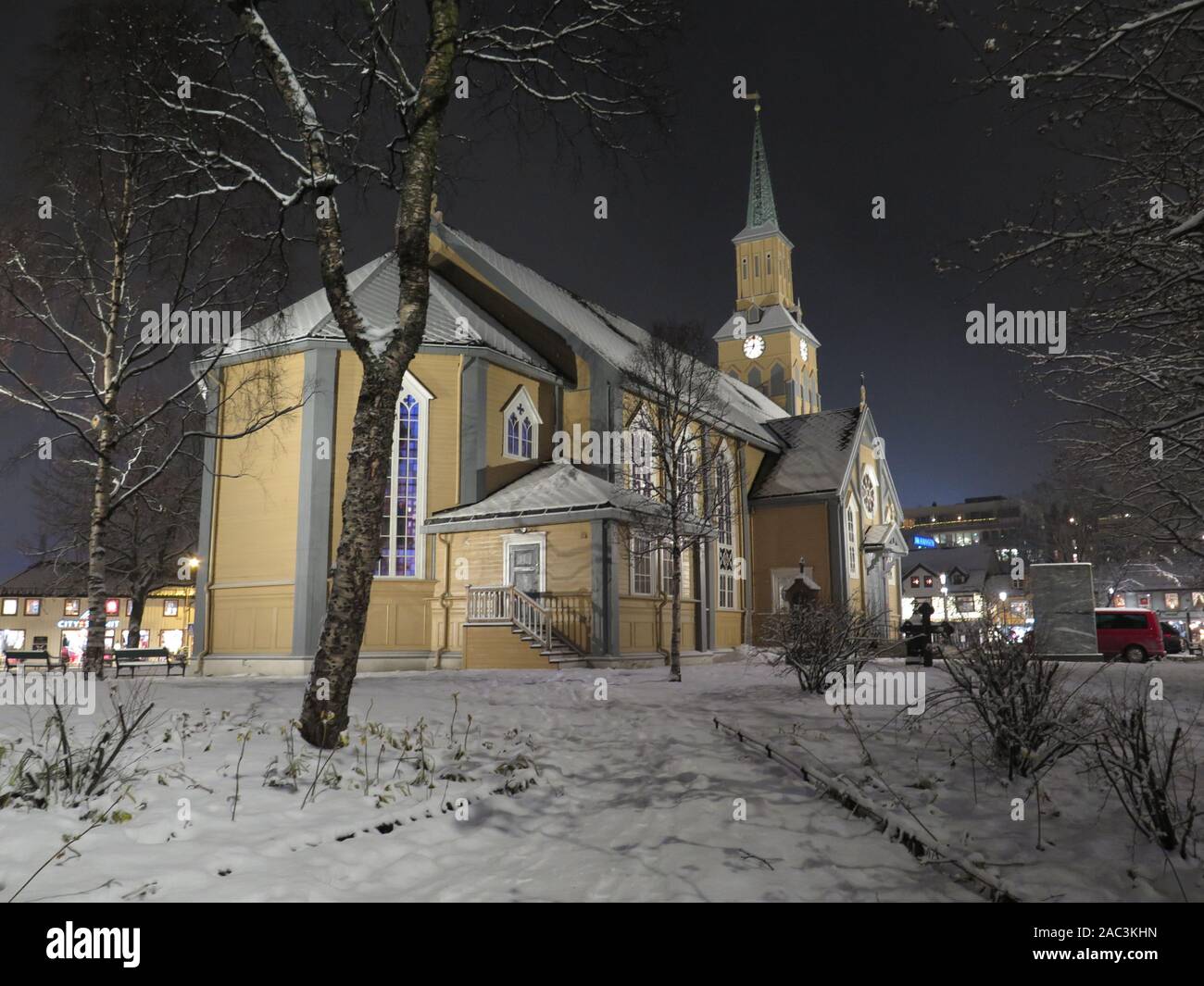 Cathédrale de Tromsö Banque D'Images